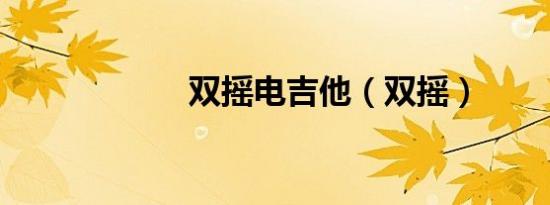 雙搖電吉他（雙搖）
