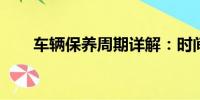 車(chē)輛保養(yǎng)周期詳解：時(shí)間與內(nèi)容一覽