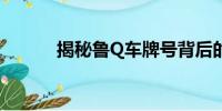 揭秘魯Q車(chē)牌號(hào)背后的地域歸屬